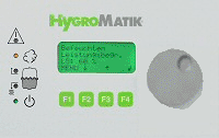 ComfortPlus-Steuerung Hygromatik Raumbefeuchter